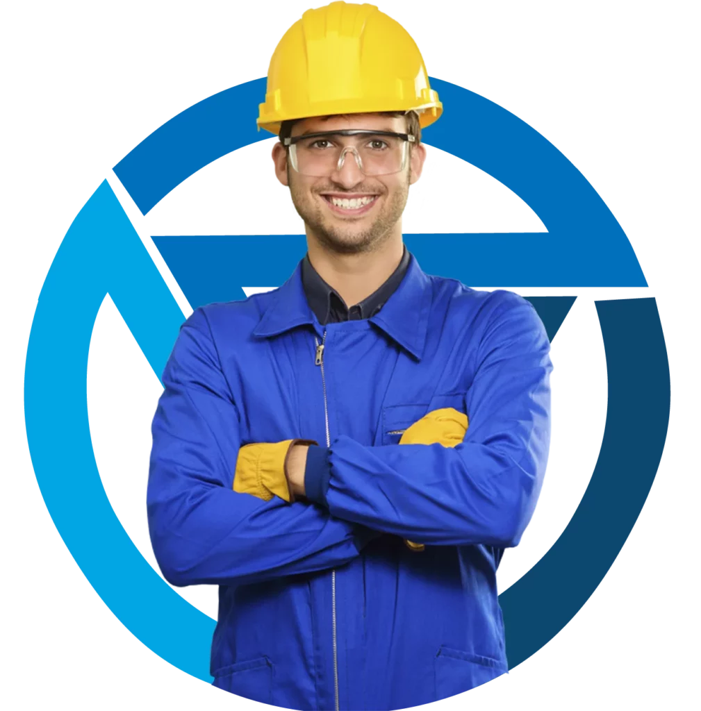 segurança atrás da logo da 7new