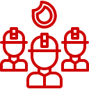 ícone bombeiros